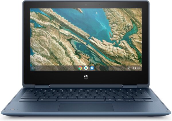 HP Chromebook x360 11 G3 EE Blauw 29,5 cm (11.6") 1366 x 768 Pixels Touchscreen Intel® Celeron® N 4 GB LPDDR4-SDRAM 32 GB eMMC Wi-Fi 5 (802.11ac) Chrome OS (0194850689970)